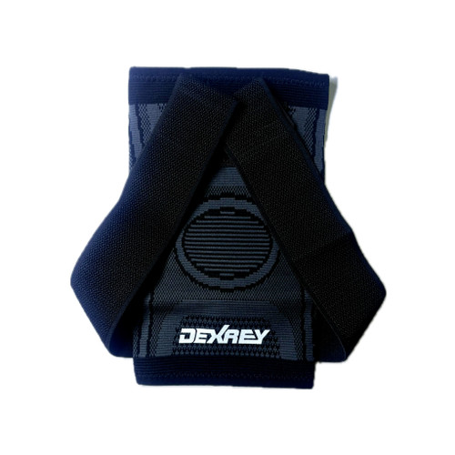 زانوبند ورزشی قابل تنظیم دکسری (DEXREY) مدل Knee Support Pro با بند چسبی