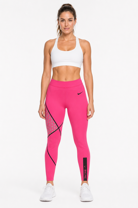لگ ورزشی زنانه طرح Nike Pro مدل Honeycomb