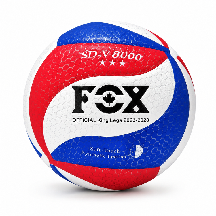 توپ والیبال FOX مدل SD-V8000 سایز ۵ - رویه چرم مصنوعی